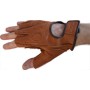 Мужские коричневые перчатки для вождения RV-81
